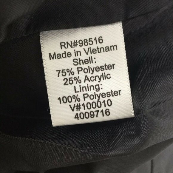 Coldwater Creek Blazer Womens Size 4 Black Double Breasted Jacket - Picture 6 of 7